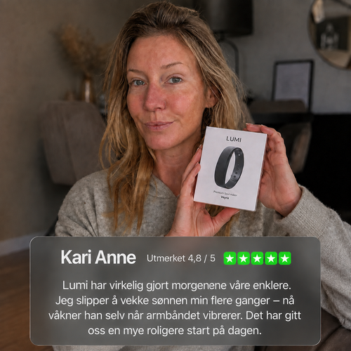 Lumi™ – Vibrerende vekkerarmbånd for barn