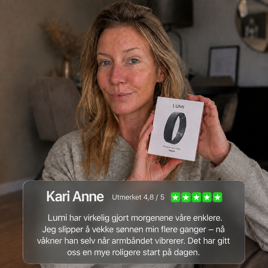 Lumi™ – Vibrerende vekkerarmbånd for barn