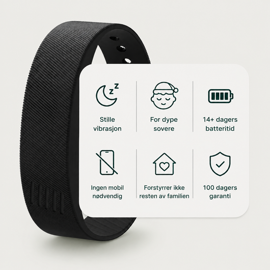 Lumi™ – Vibrerende vekkerarmbånd for barn