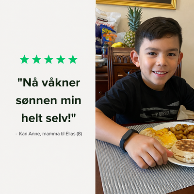 Lumi™ – Vibrerende vekkerarmbånd for barn
